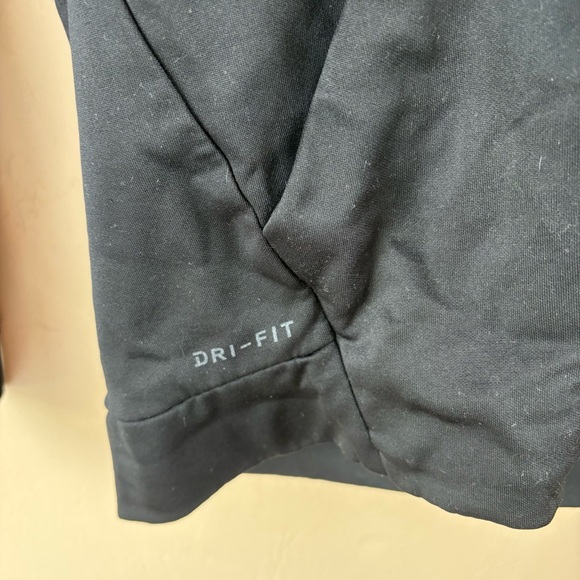 Nike Men's Black Zip-up Hoodie Jacket Dri-Fit Gray Logo Size Large - Picture 5 of 11